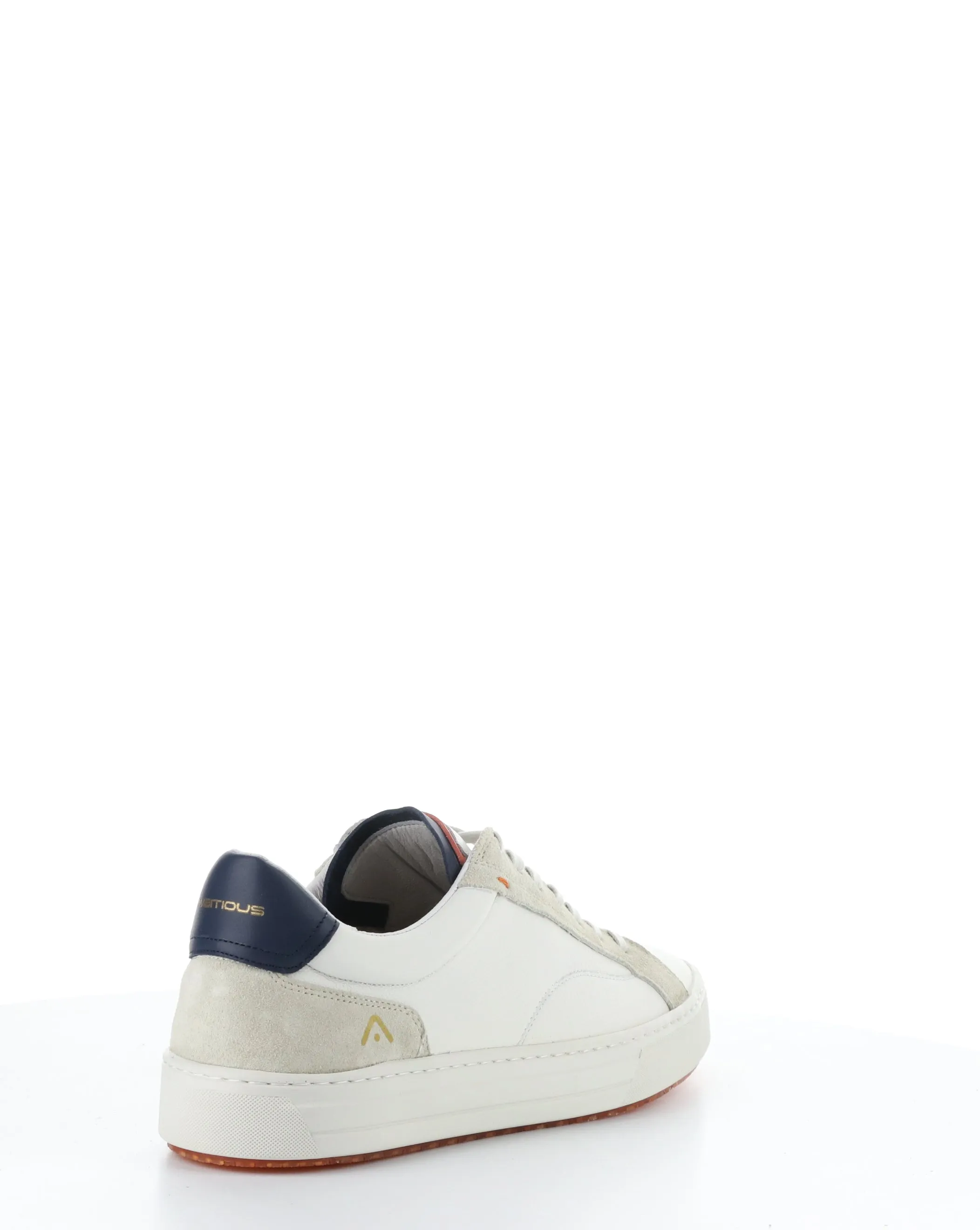 11218 WHITE/NAVY Lace-up Shoes