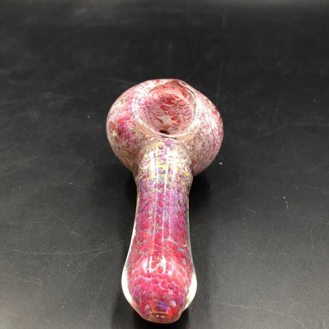 3.5 Ruby Blotched Spoon Pipe