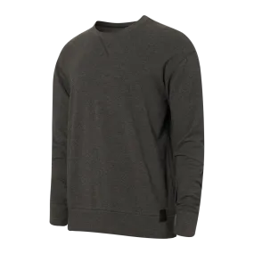 3Six Five Long Sleeve Crew | Black Heather