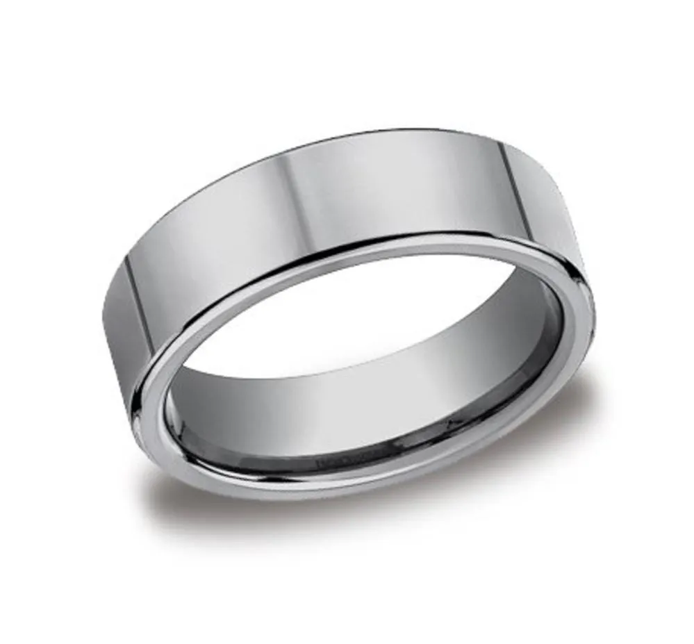 7mm Tungsten High Polish Wedding Band