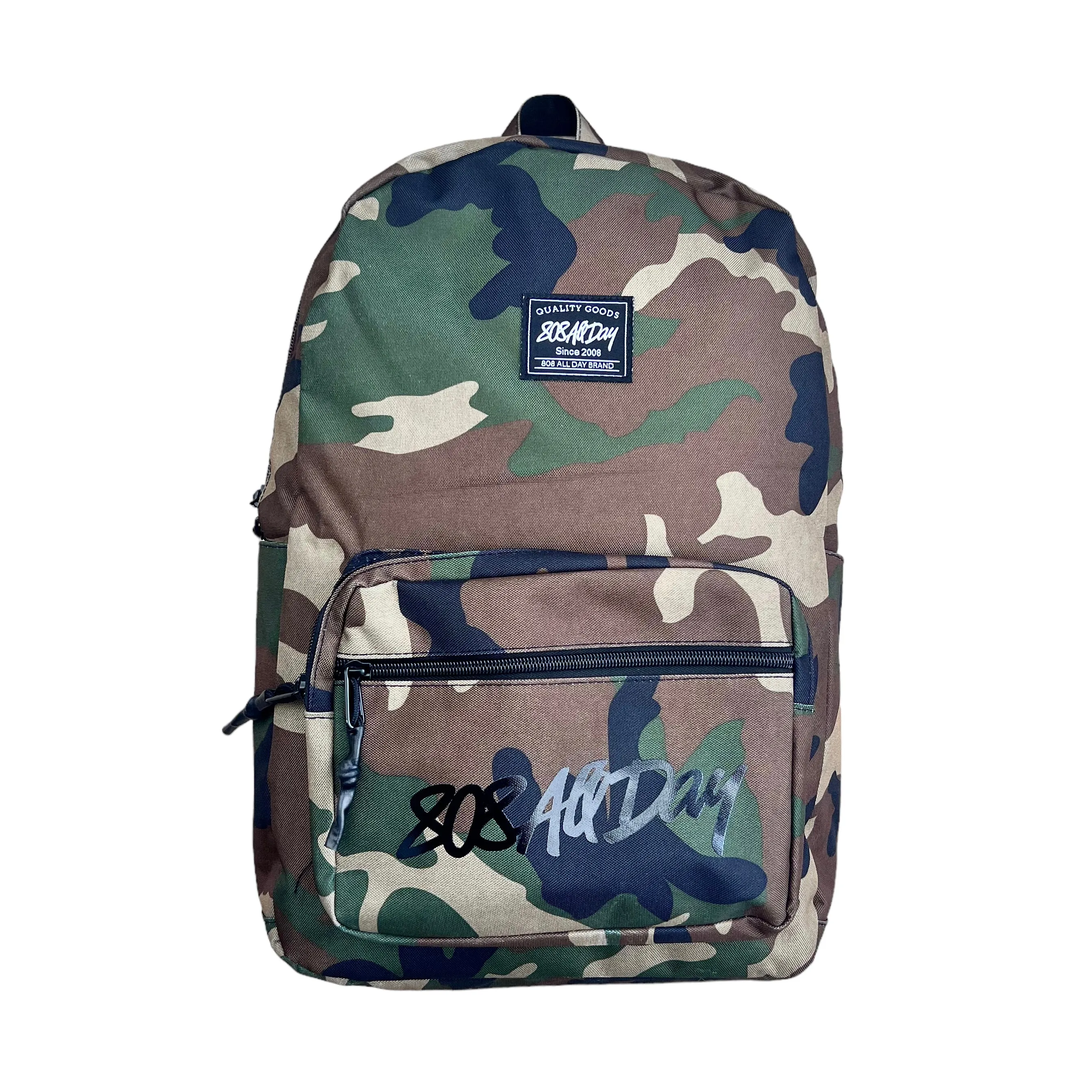 808ALLDAY Classic Camo Backpack