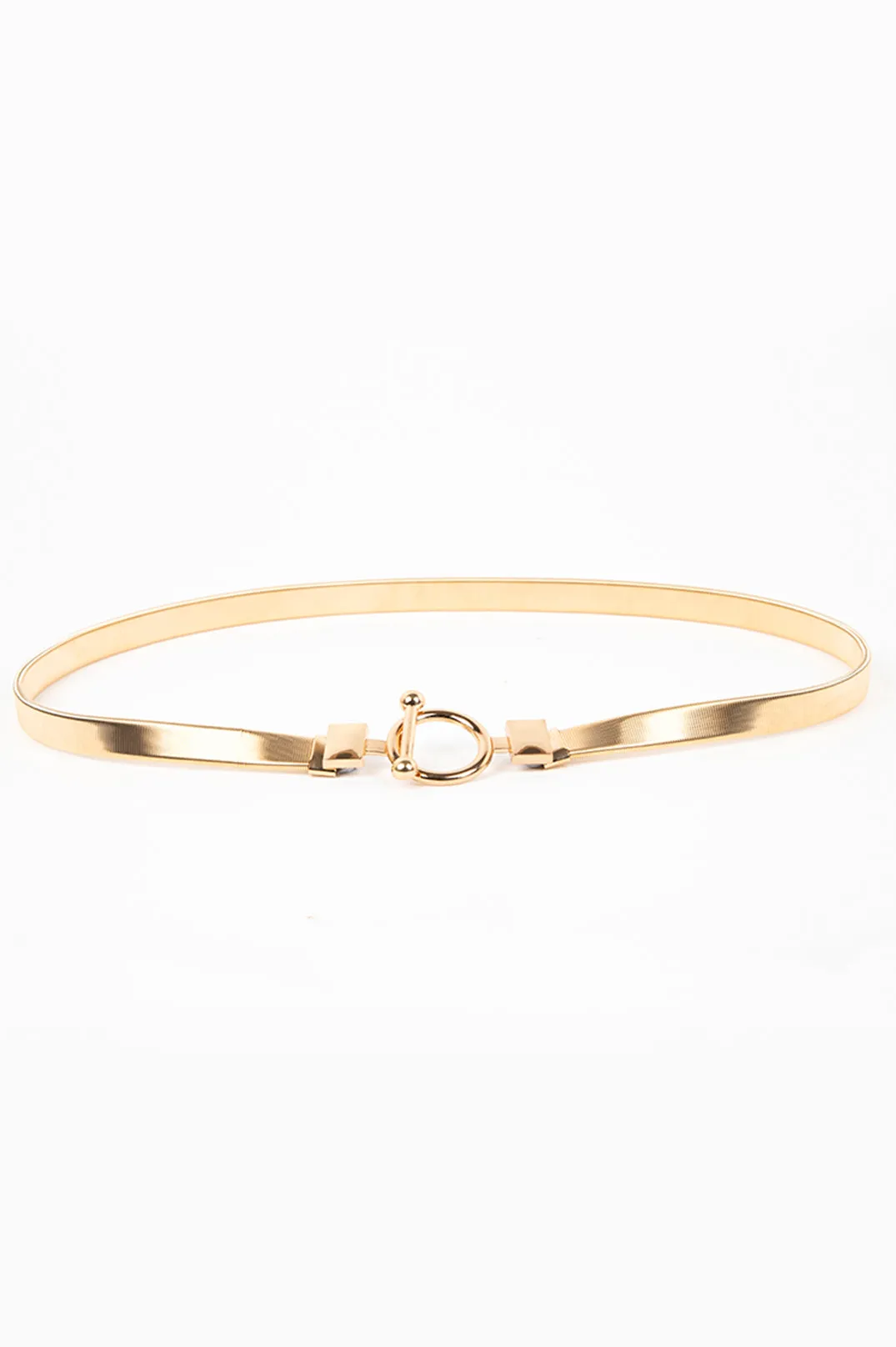 Adorne Stretch Belt - Gold