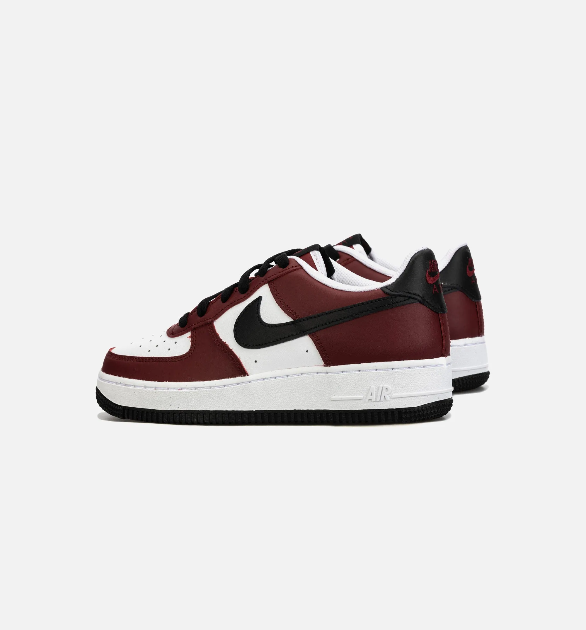 Air Force 1 LV8 Team Red Black Grade School Lifestyle Shoe - Red/Black