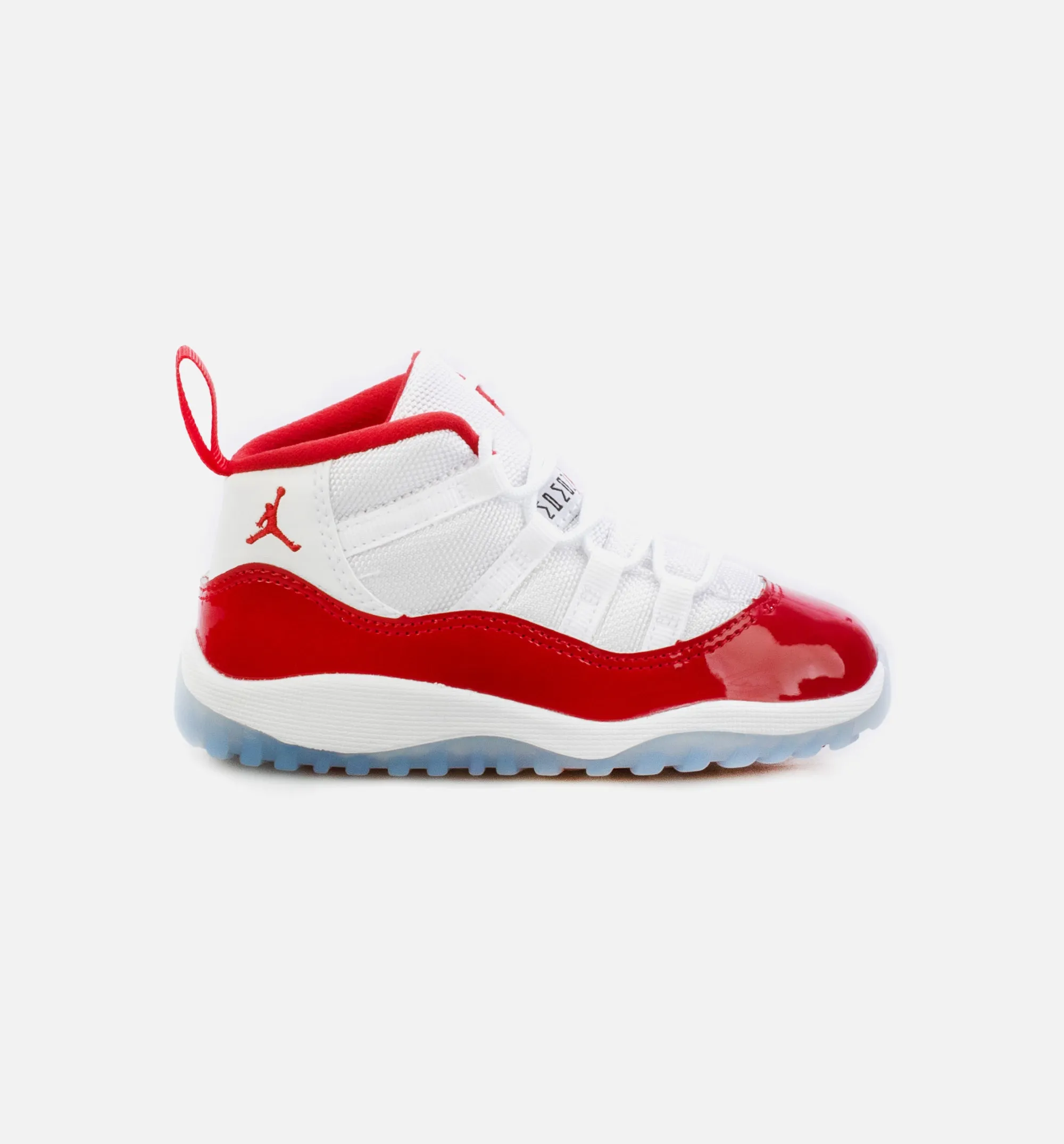 Air Jordan 11 Retro Infant Toddler Lifestyle Shoe - White/Red