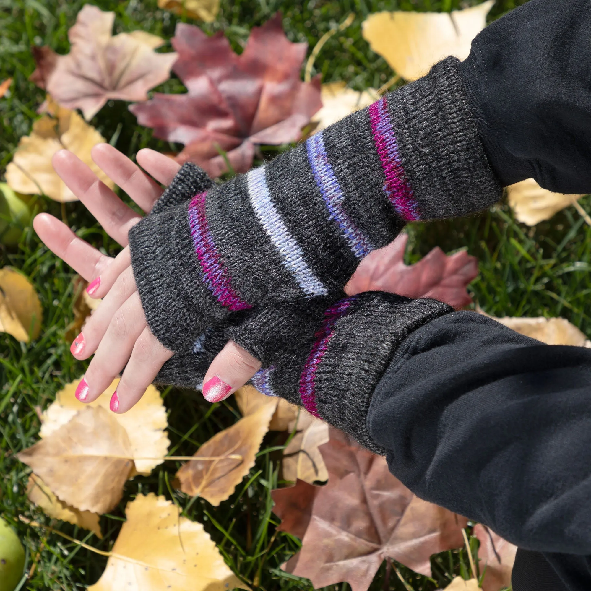 Alpaca Fingerless Mittens | Handmade, Fair Trade, 100% Alpaca Fiber