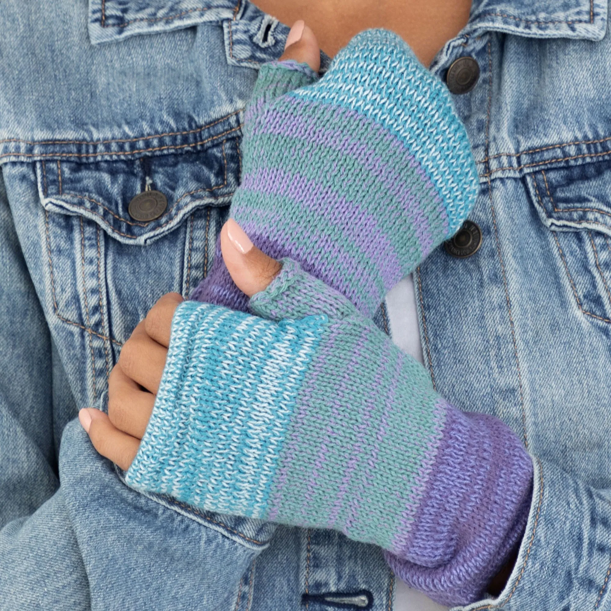 Alpaca Fingerless Mittens | Handmade, Fair Trade, 100% Alpaca Fiber