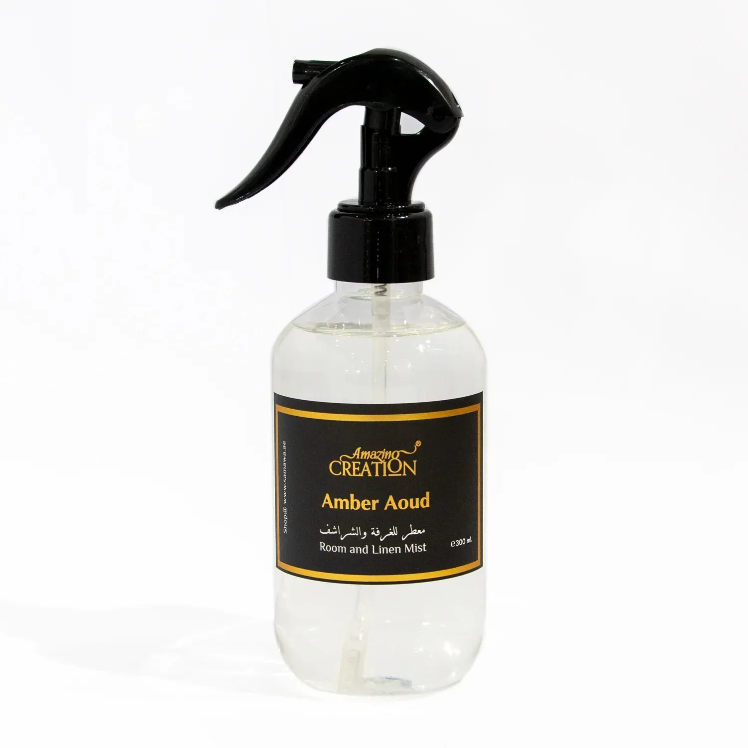 Amazing Creation Amber Aoud Room & Linen Mist - Room Freshener - 300ml