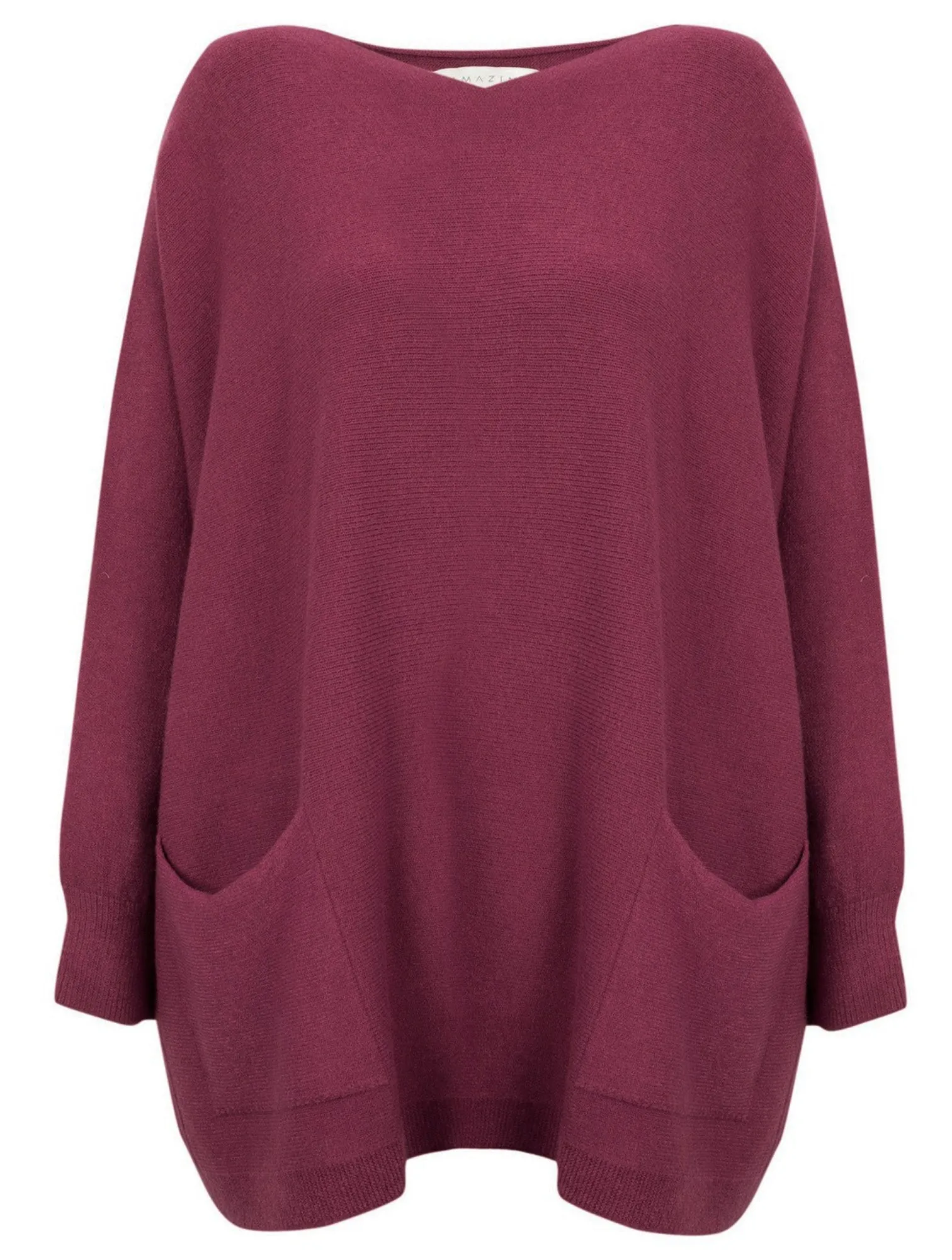 Amazing Woman Caryf X Oversized Jumper Mulberry Purple.