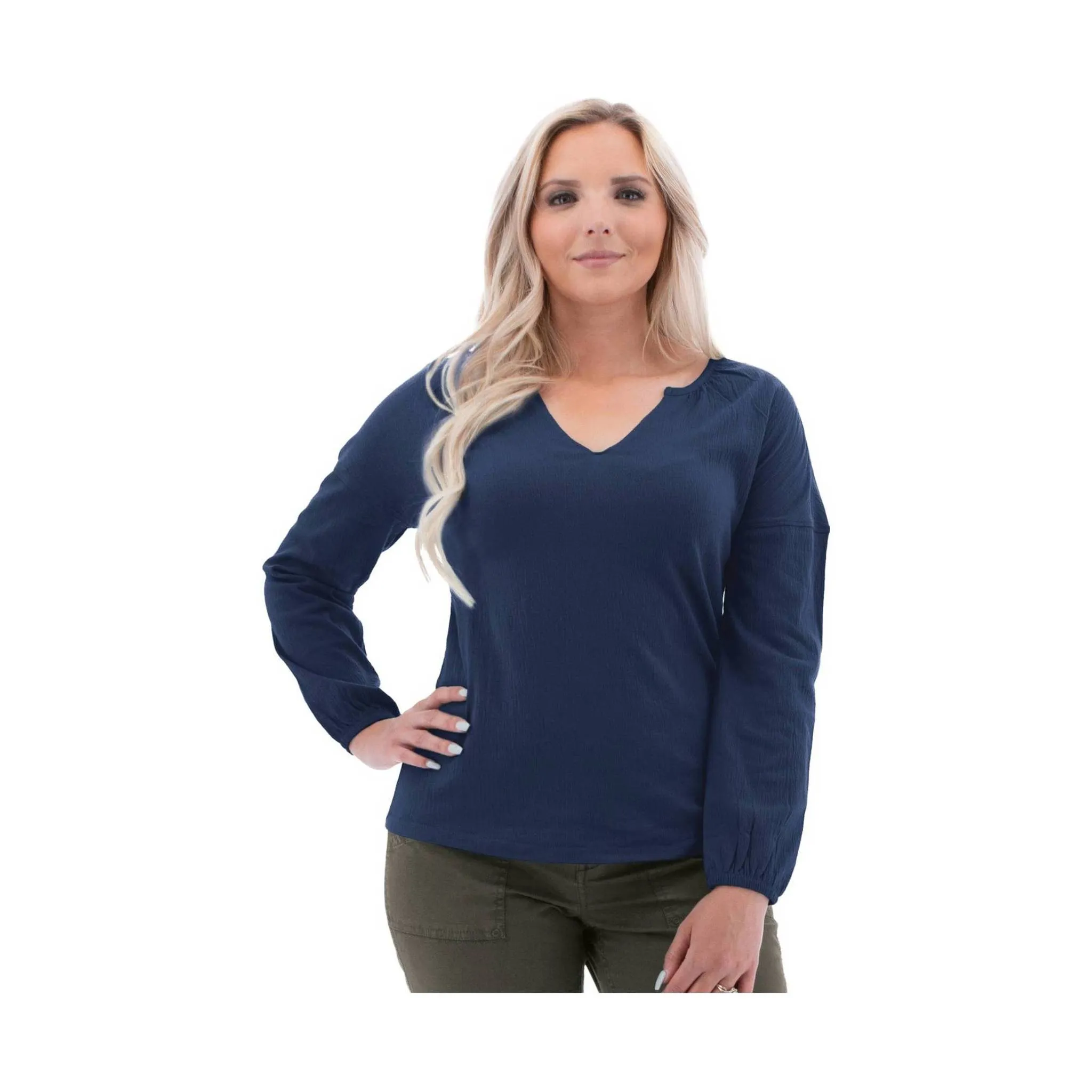 Aventura Women's Nyla Long Sleeve Top - Insignia Blue