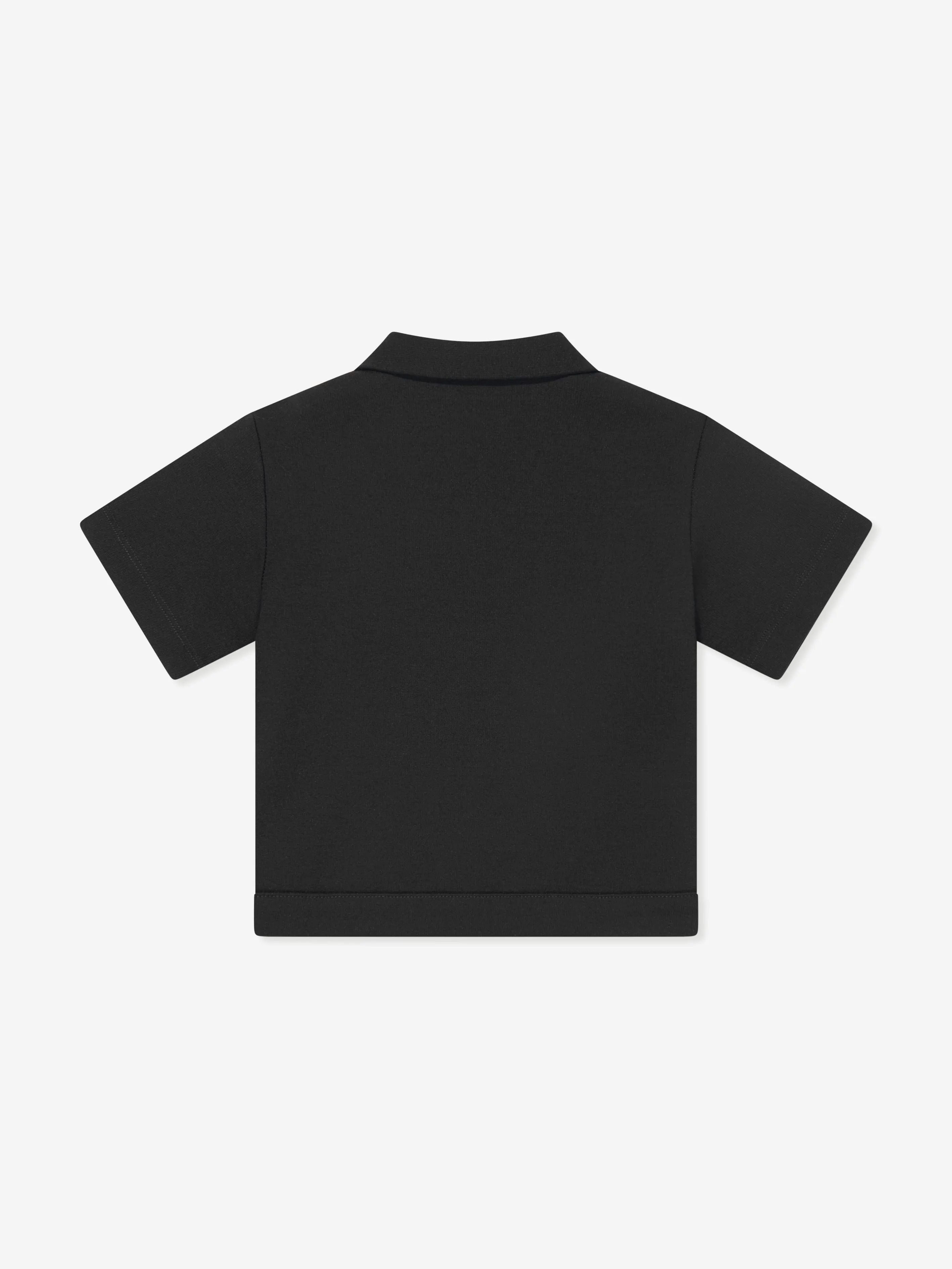 Baby Boys Barocco Shirt in Black