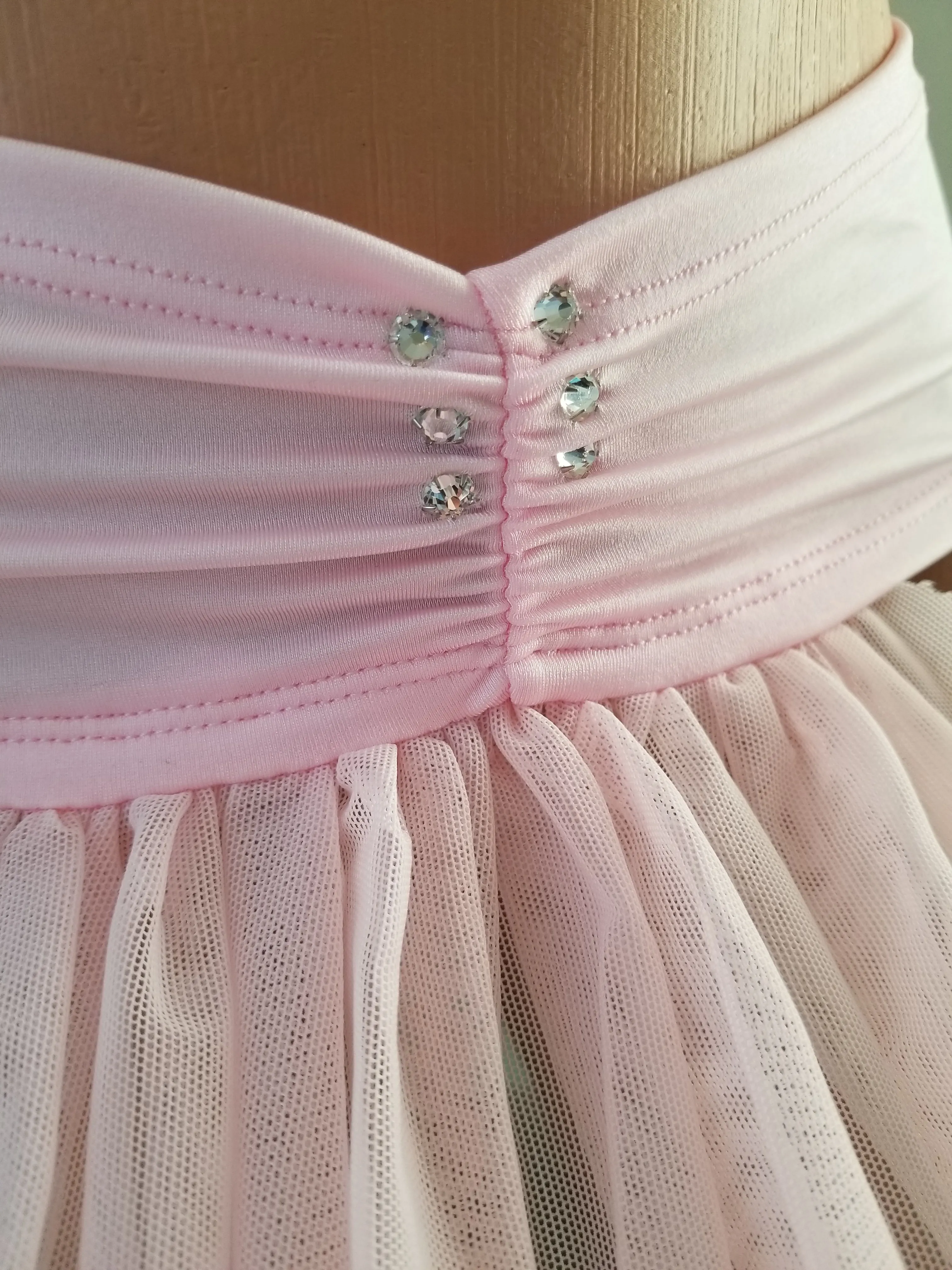 Baby Pink Long Genie Skirt Set