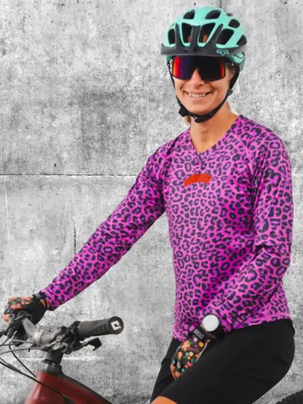 Badass Kitty Women's Long Sleeve MTB Jersey