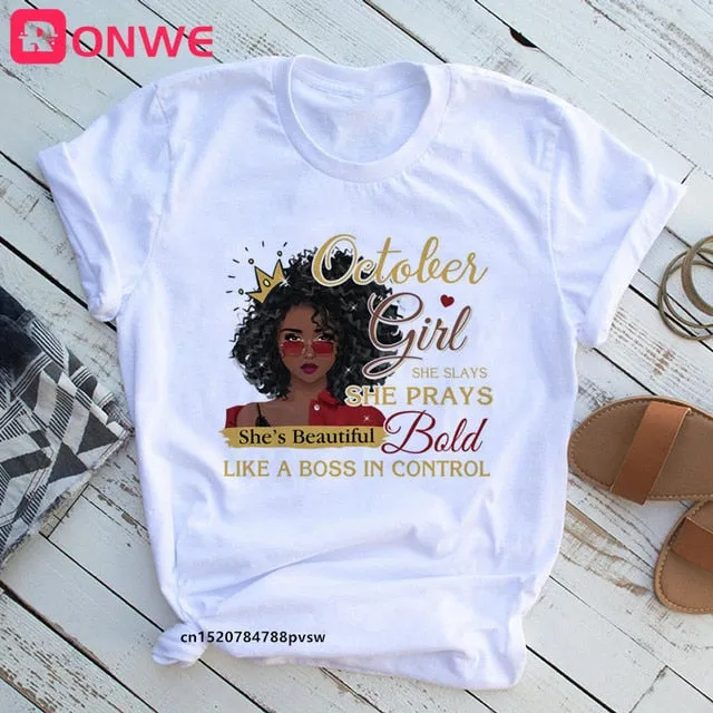 Beautiful Black Queens T-Shirts