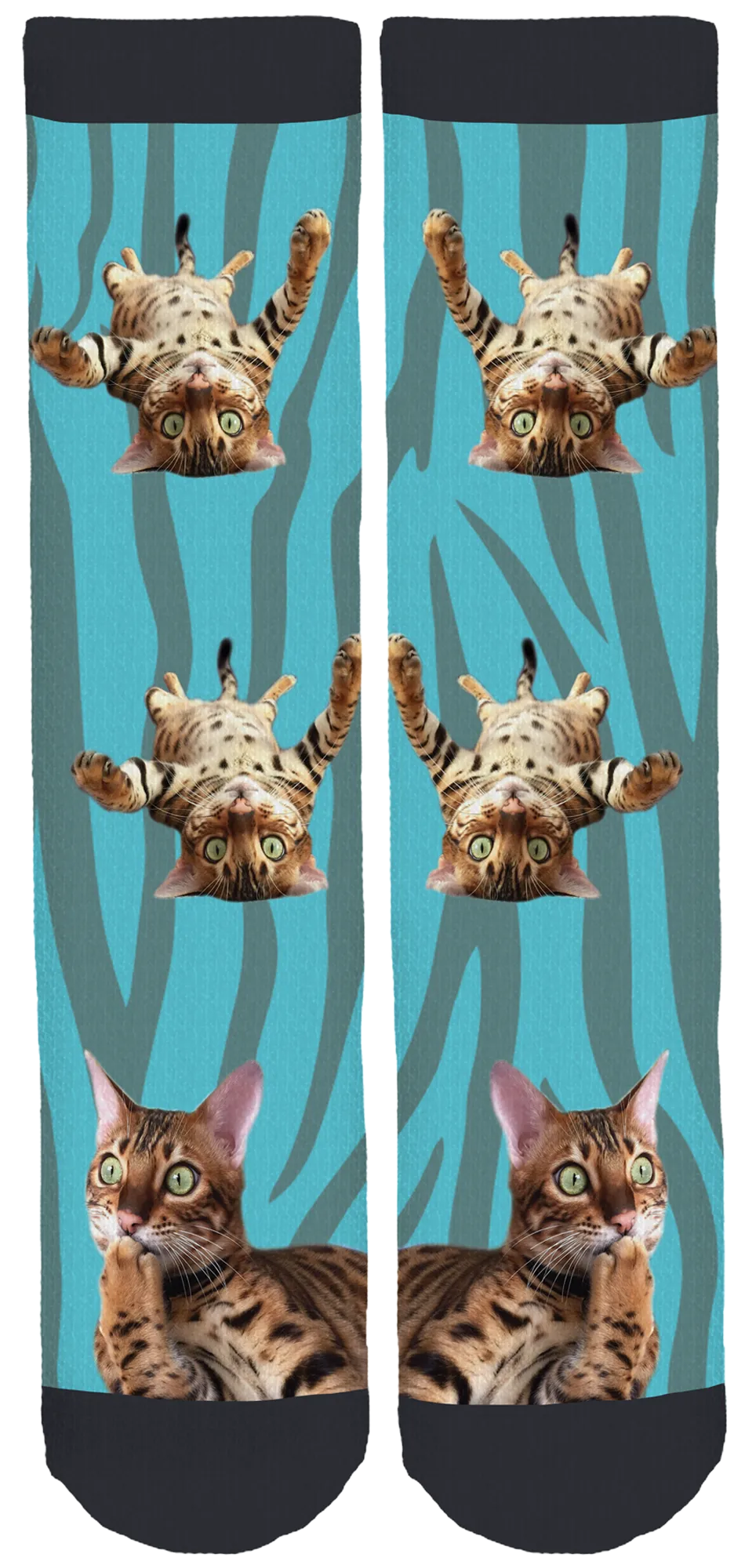 Benson the Bengal Crew Socks