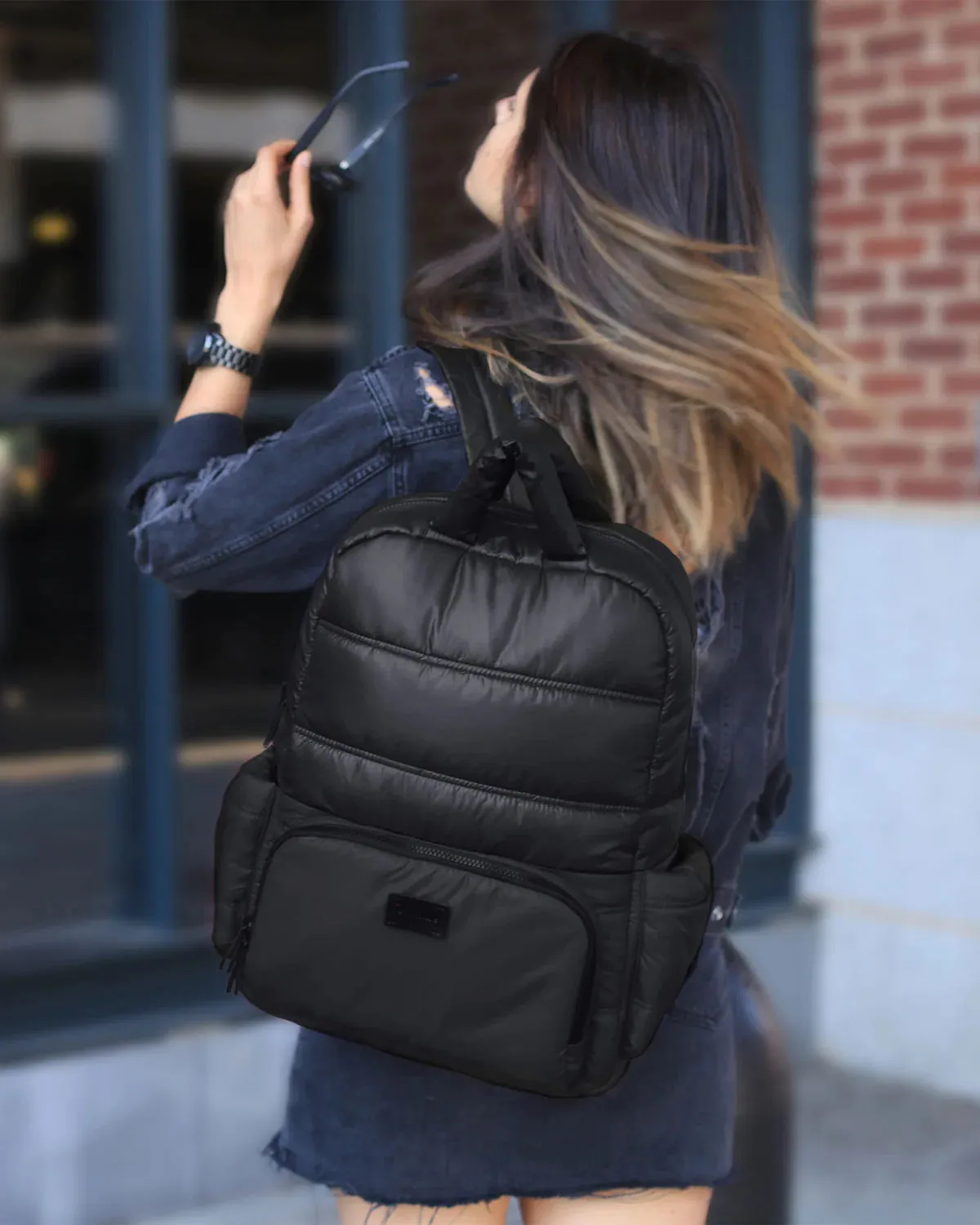 Black Diaper Backpack