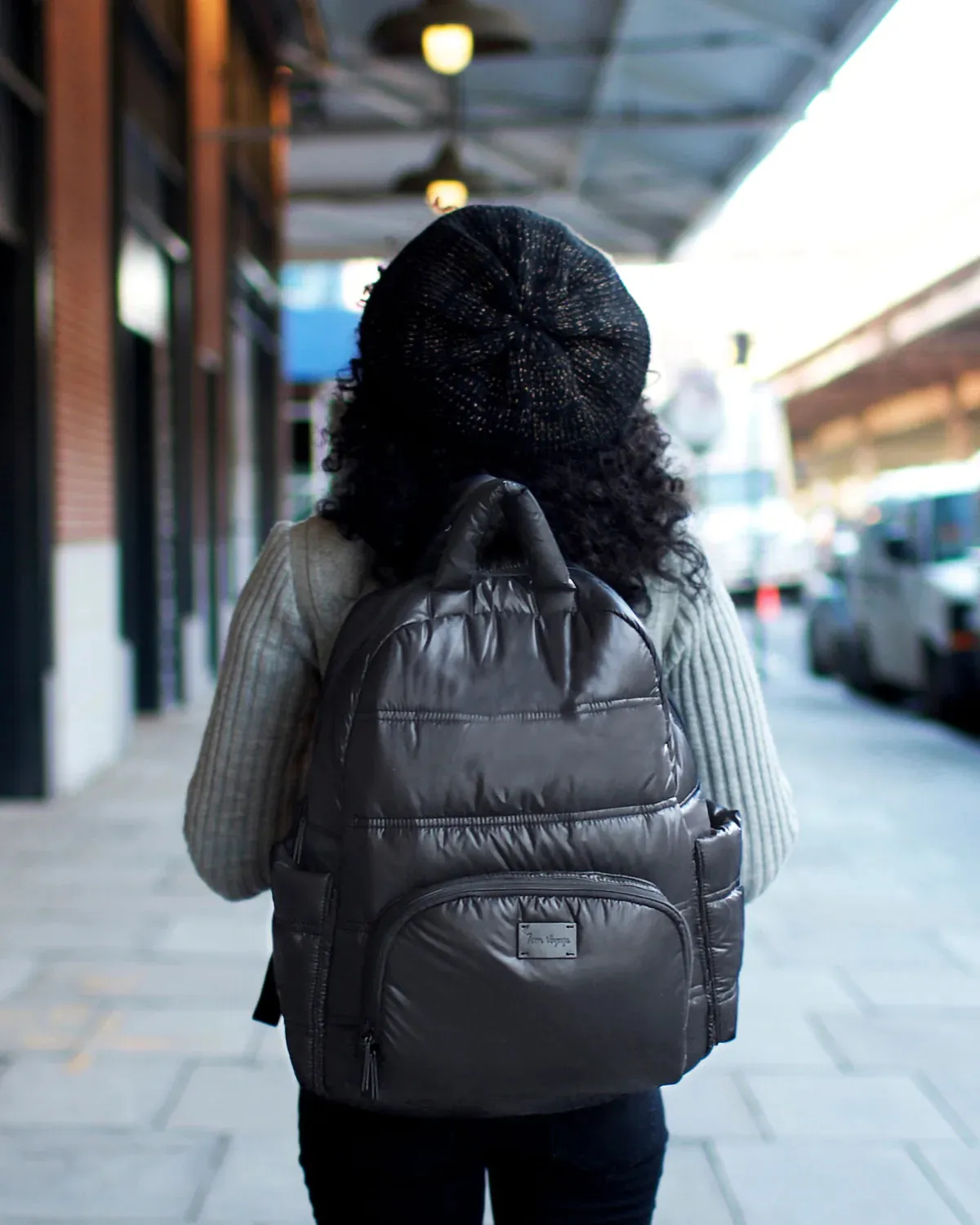 Black Diaper Backpack