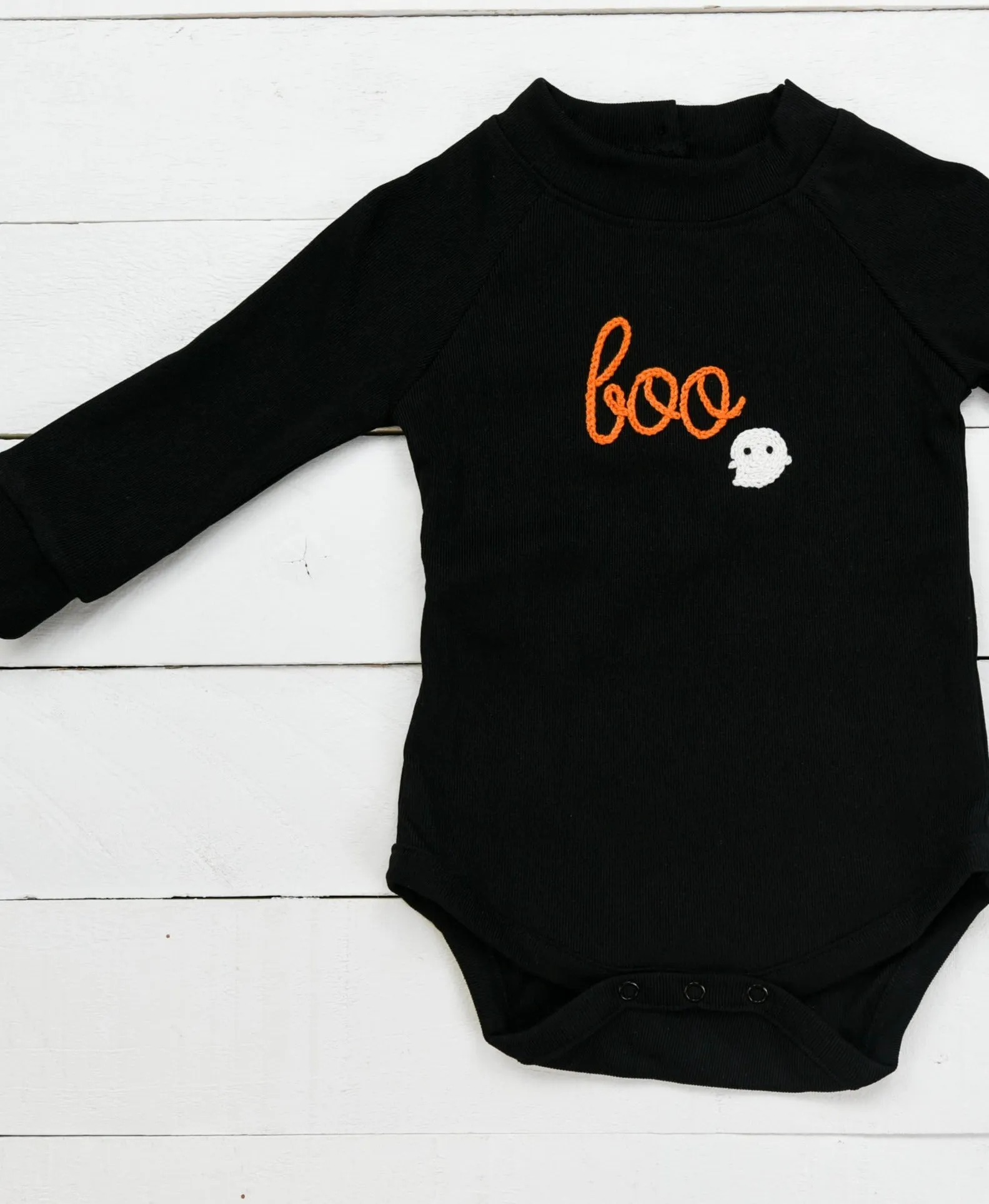 Boys Chainstitch Boo Sweater bubble