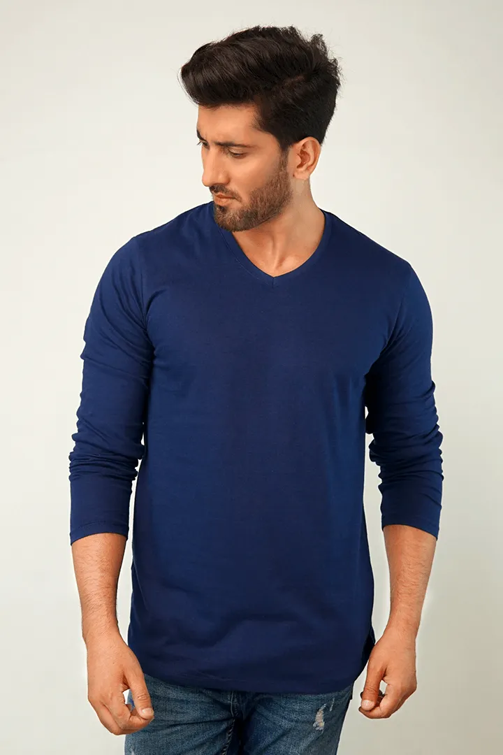 Calamity V-Neck Full Sleeve T-Shirt