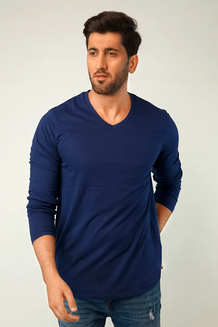 Calamity V-Neck Full Sleeve T-Shirt