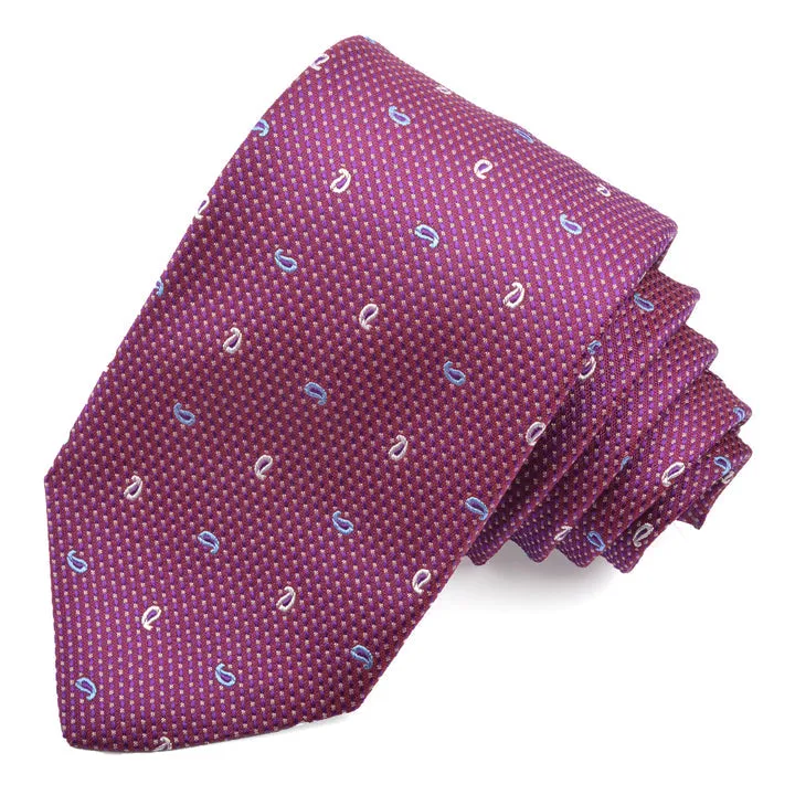 Christian Paul by Sidonio's Silk Woven Jacquard Micro Neat Neck Tie K33533