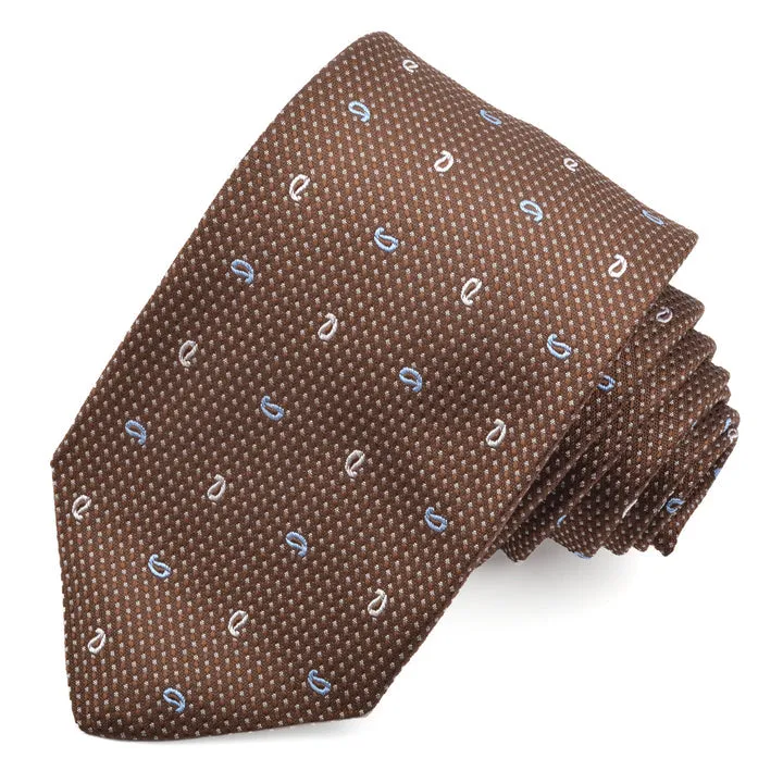 Christian Paul by Sidonio's Silk Woven Jacquard Micro Neat Neck Tie K33533