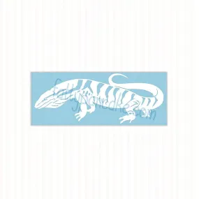 Desert Monitor Decal, Waterproof Vinyl Decal, Cute Reptile Gift