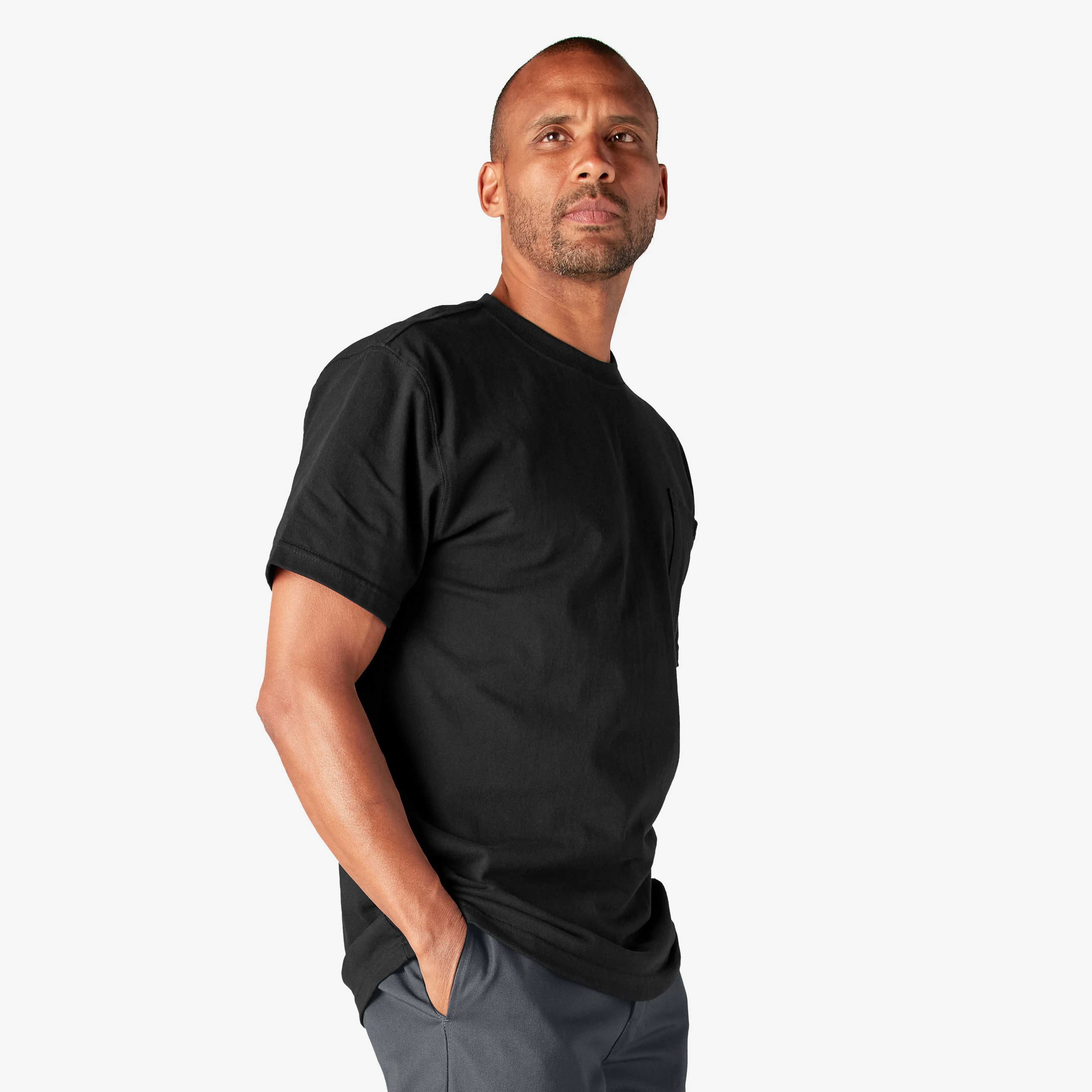 Dickies - Heavyweight Short Sleeve Pocket T-shirt - Black