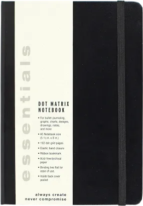 Essentials Dot Matrix Notebook, Large, A5 size