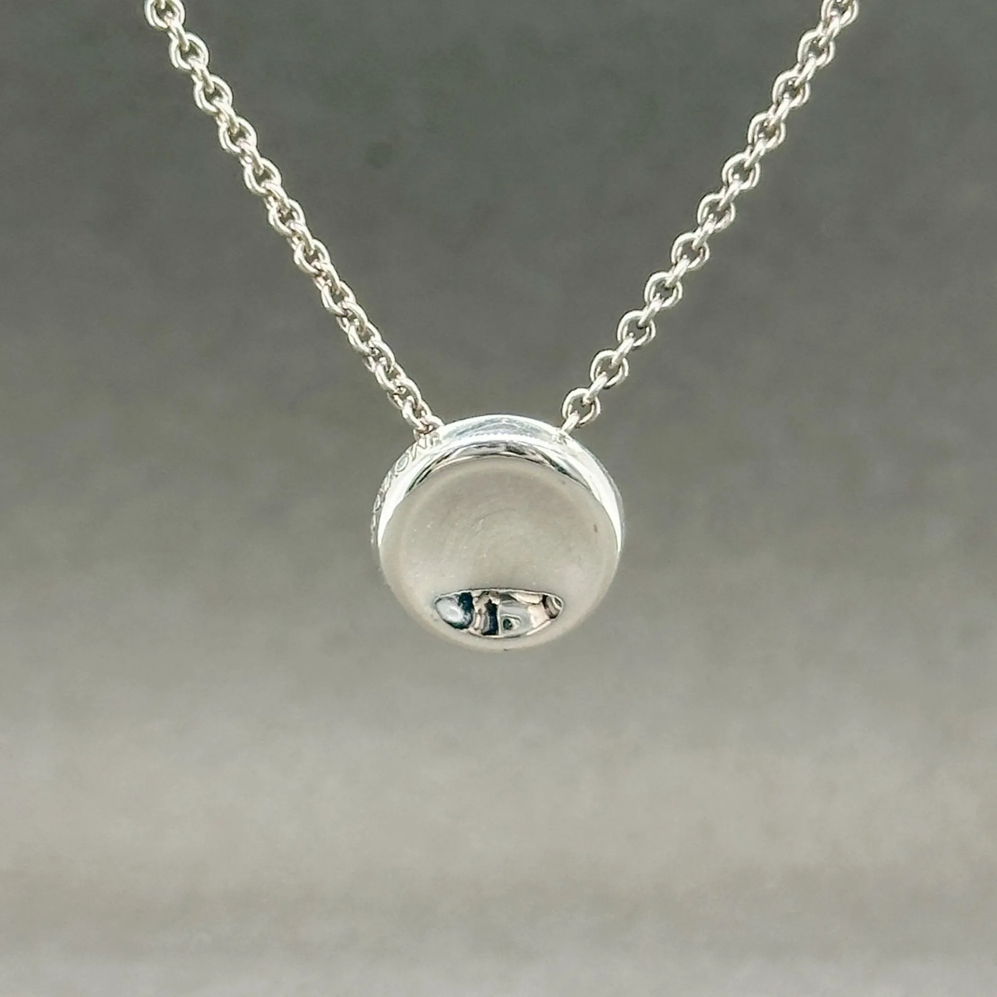 Estate Movado SS Dot Pendant