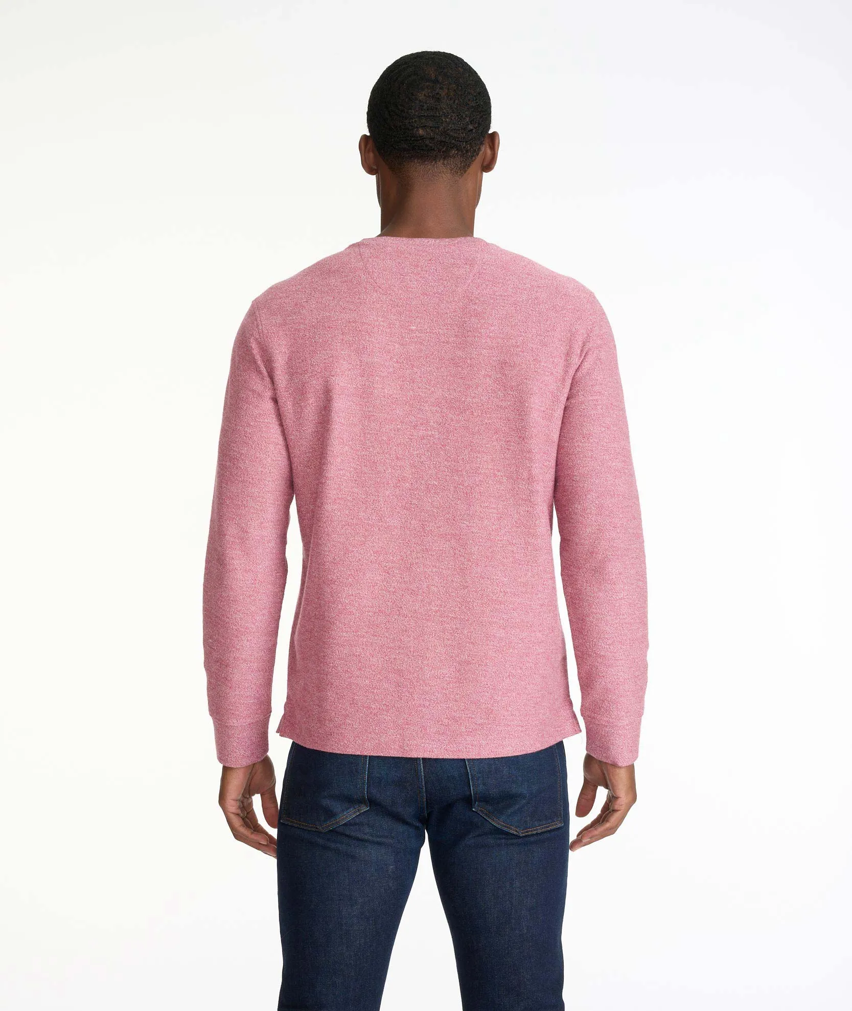 French Terry Long-Sleeve Henley - FINAL SALE