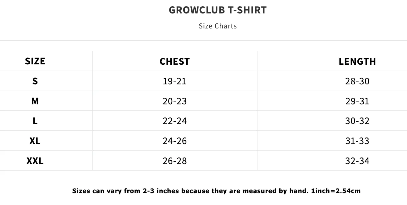 GROWCLUB TEE (Acorn)