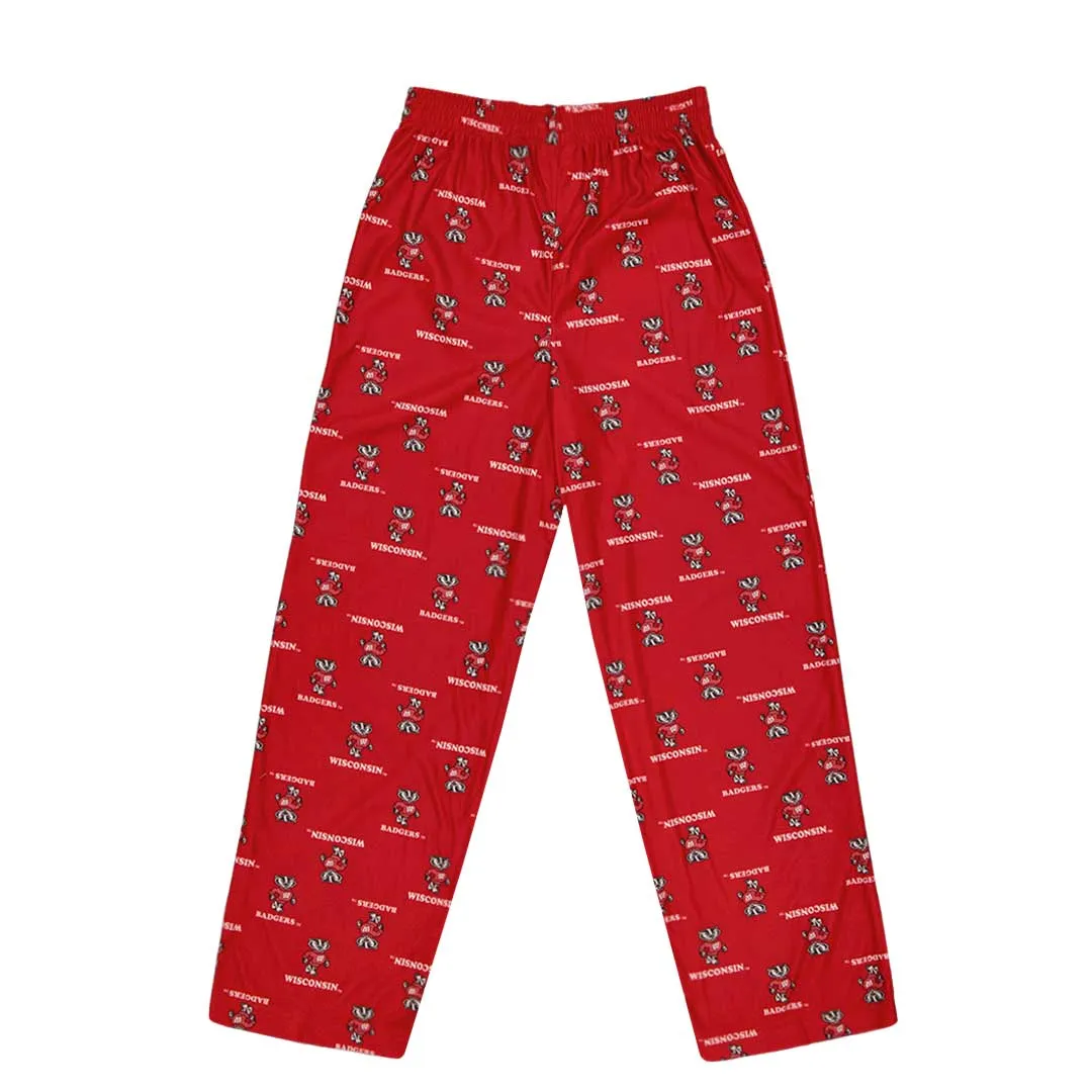 Kids' (Junior) Wisconsin Badgers Printed Pant (KV48LF482)