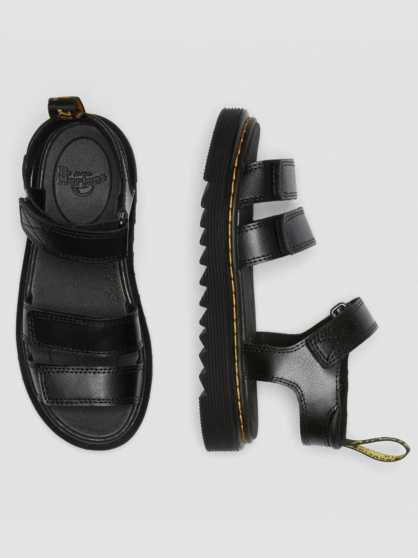 Klaire T Lamper Black Sandals (Kids)