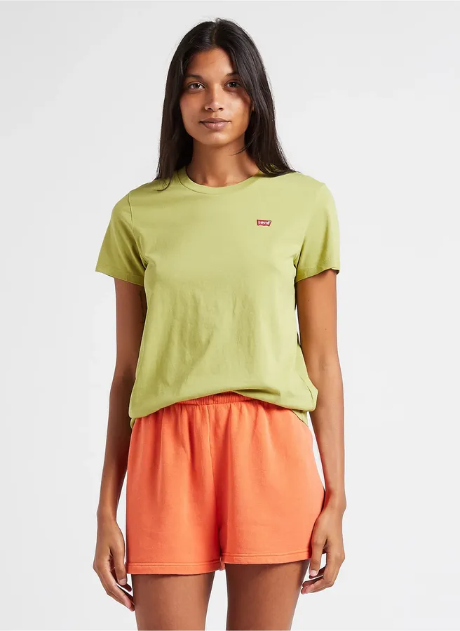 Levi's women's short sleeve T-shirt W Little Logo 39185-0204 pistachio