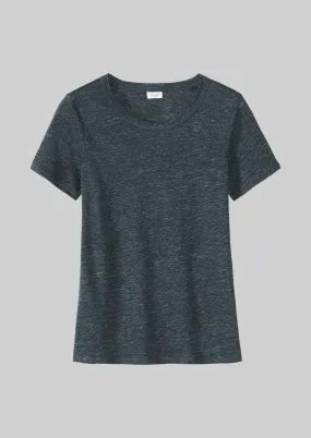 Linen Boy Tee | Charcoal Melange