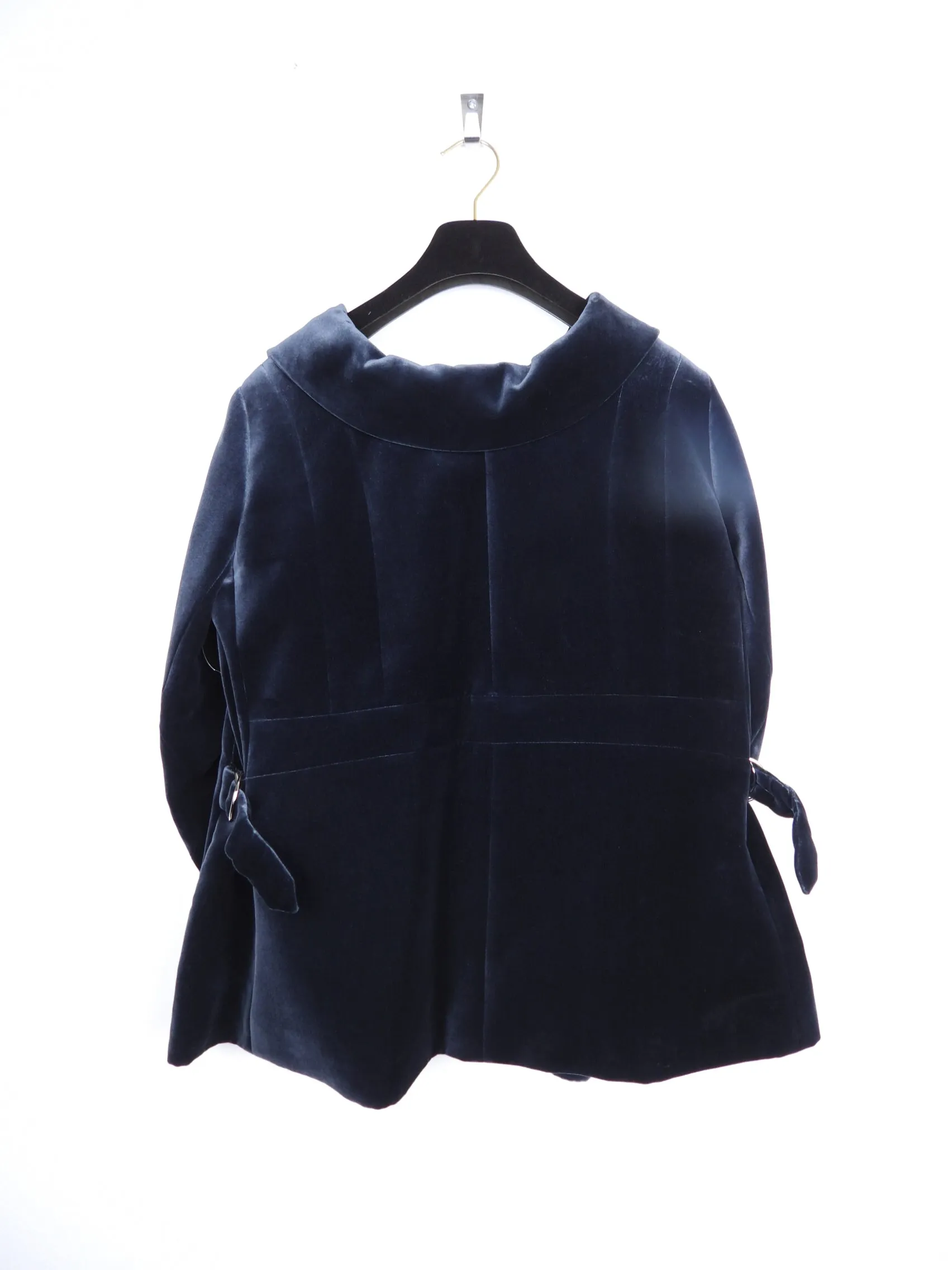 Louis Vuitton Navy Velvet Jacket - 38