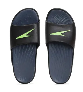 Men's Dual Colour Slides - USA Charcoal & Black