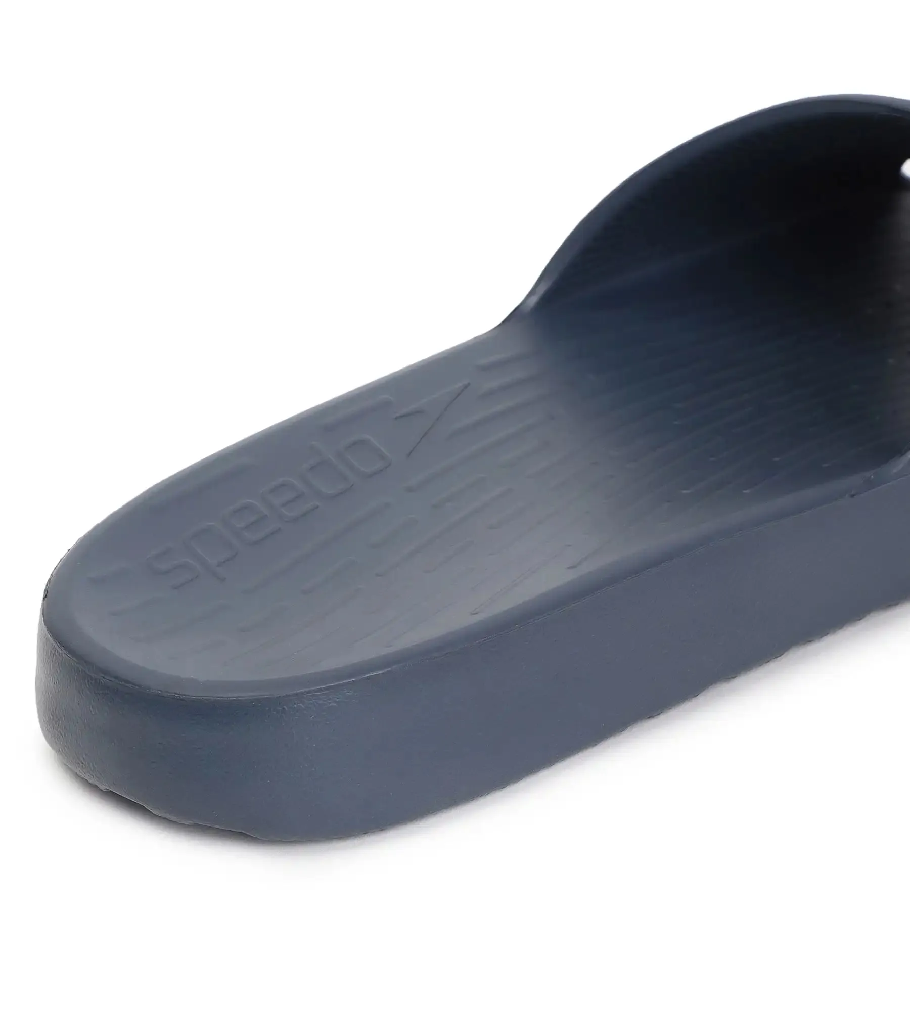 Men's Single Colour Slides - USA Charcoal & Atomic Lime