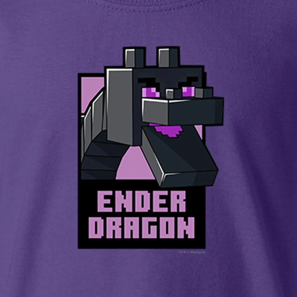 Minecraft Ender Dragon Kids Short Sleeve T-Shirt