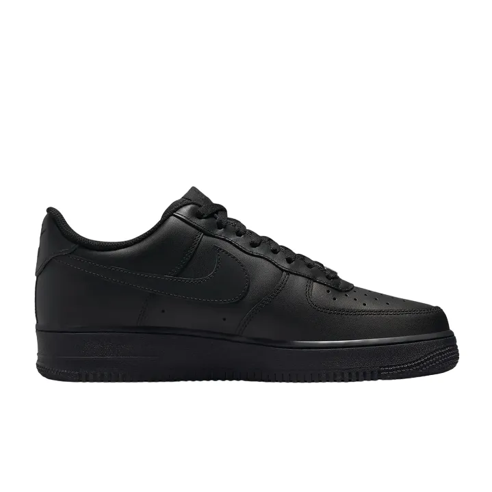 Nike men's low sneaker shoe Air Force 1 '07 CW2288-001 black