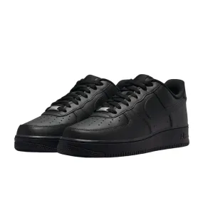 Nike men's low sneaker shoe Air Force 1 '07 CW2288-001 black