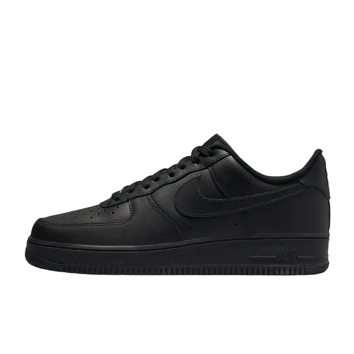 Nike men's low sneaker shoe Air Force 1 '07 CW2288-001 black