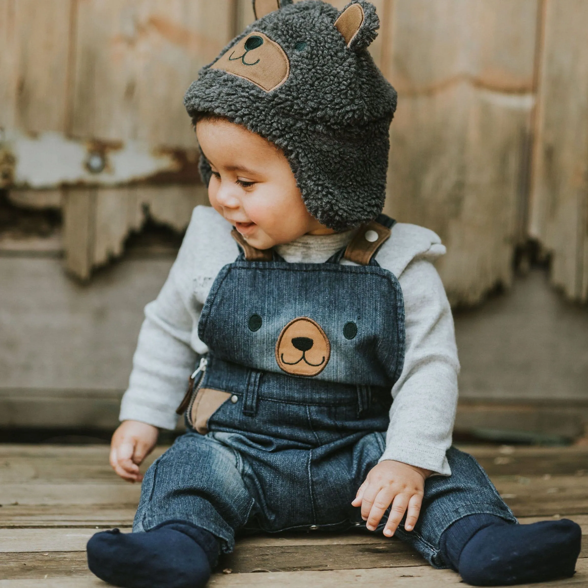 Oskar Bear Overalls