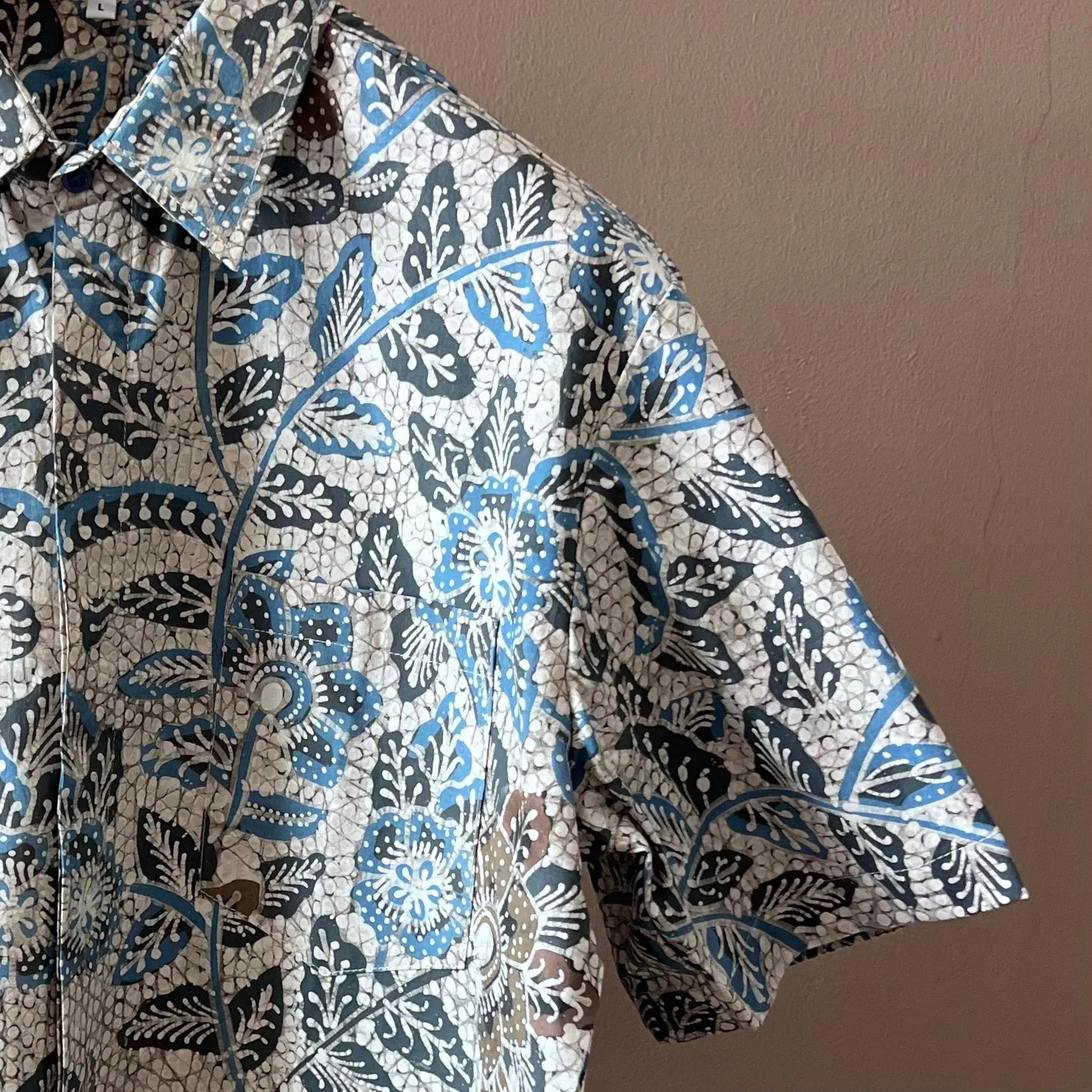 Premium Batik Tulis Select Men's Shirt - L