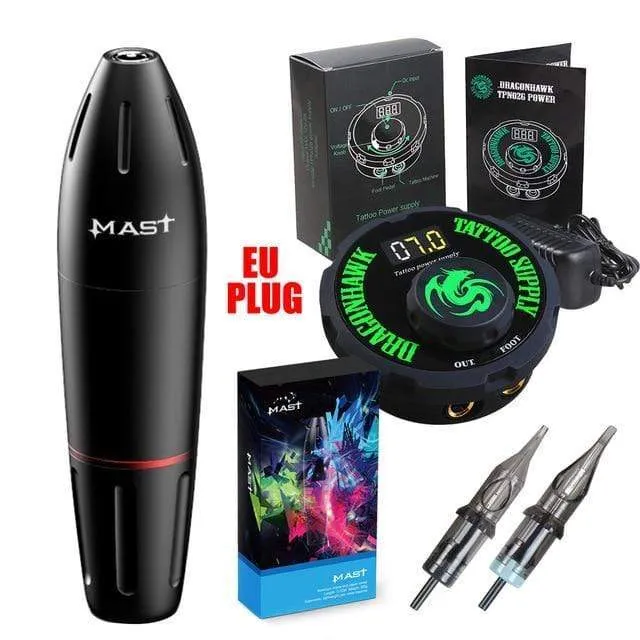 Professional Tattoo Pen Machine Mast K2 Makeup Rotary Tattoo Machine Set for Cartridge Needles Tattoo Supplies