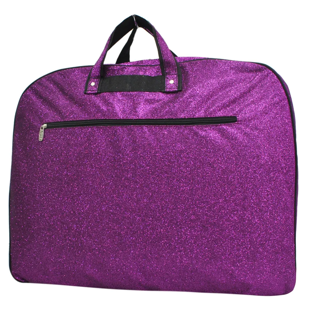 Purple Glitter NGIL Garment Bags