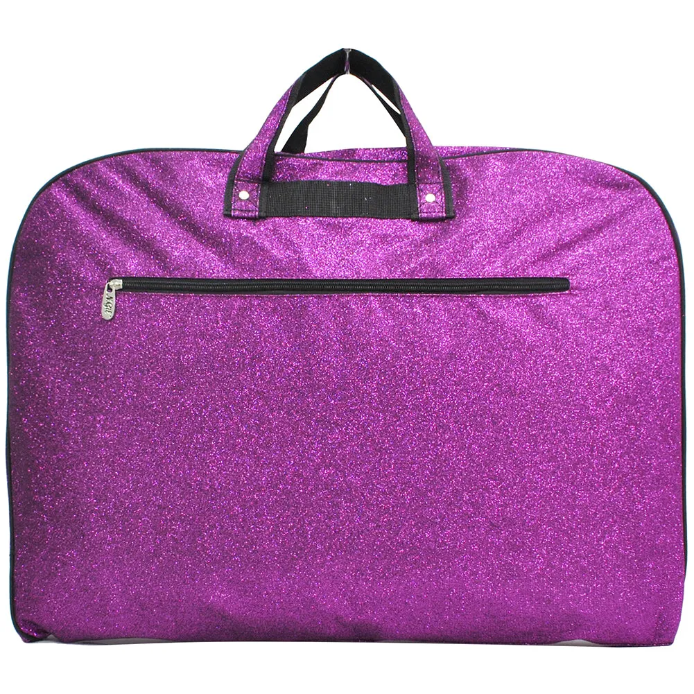 Purple Glitter NGIL Garment Bags