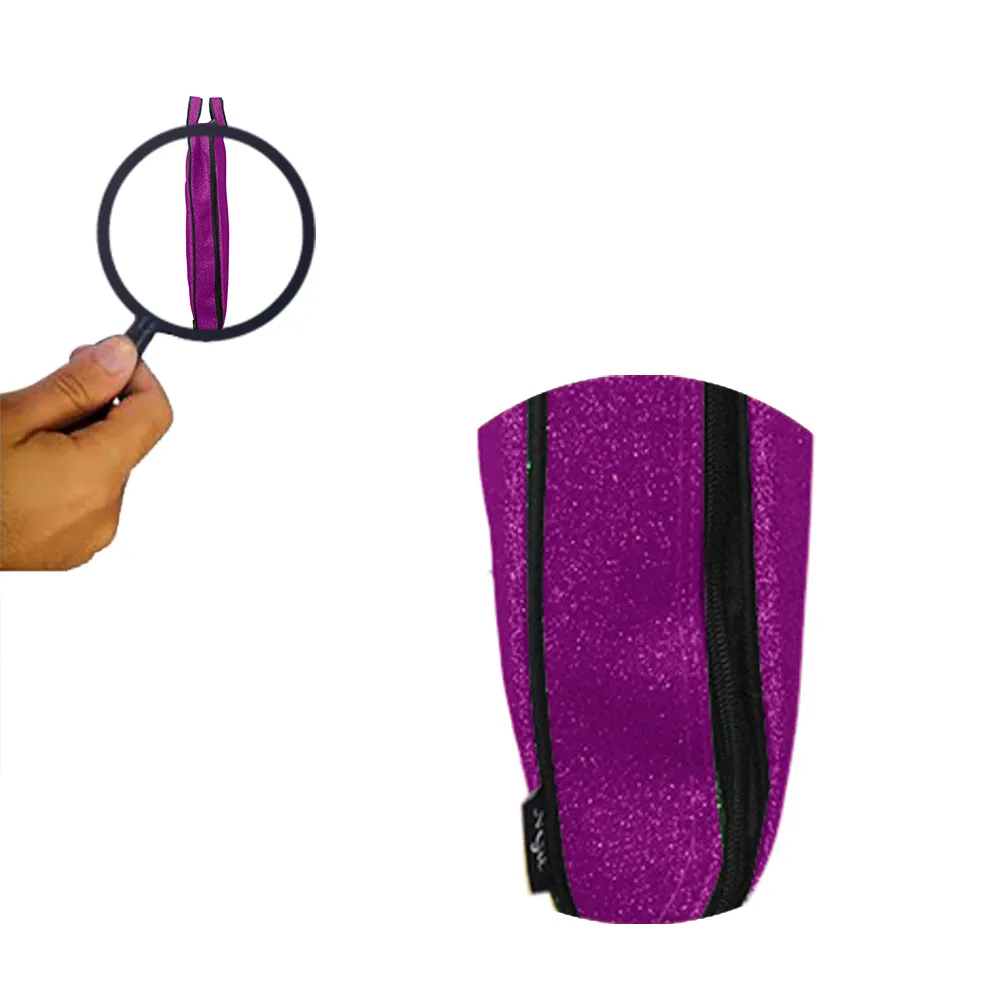 Purple Glitter NGIL Garment Bags