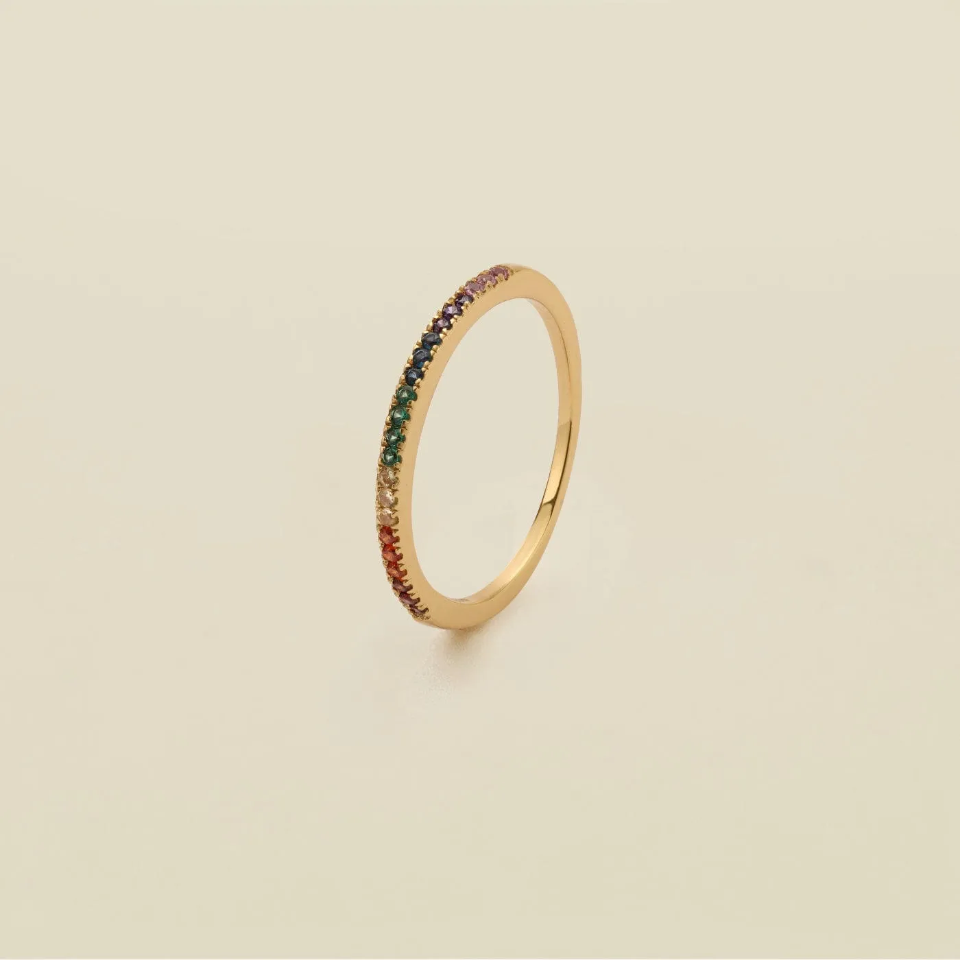 Rainbow Stacking Band Ring | Final Sale