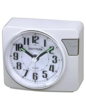 Rhythm Clocks Nightbright 861 Super Mini Alarm Clock -  LED Light - Snooze